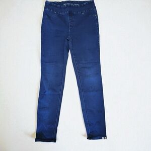 Chico's Perfect Stretch Jeggings Size 1.5 Dark Wash Blue Denim Pull On